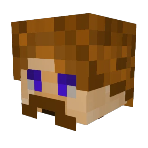 cwebb3815 Minecraft avatar head, 3D render