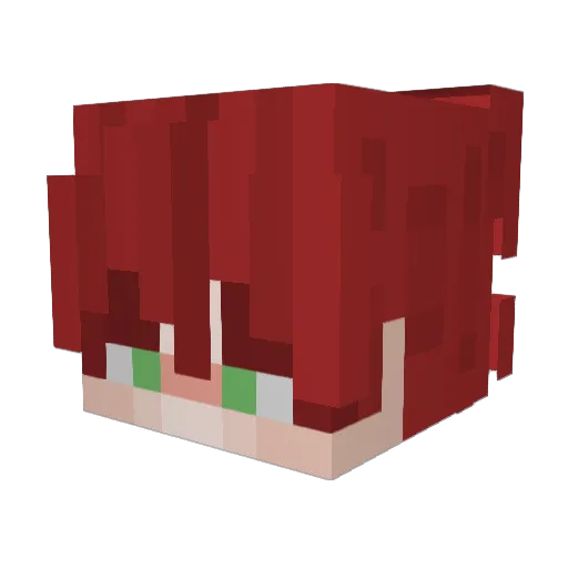 cweqtus Minecraft avatar head, 3D render