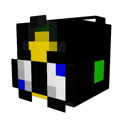 cwesley12350 Minecraft avatar head, 3D render