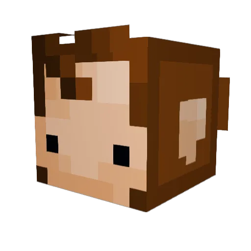 cwhipper10 Minecraft avatar head, 3D render