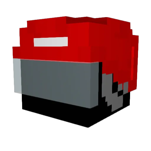 cwhn Minecraft avatar head, 3D render