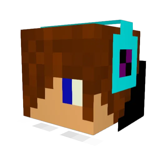 cwils469 Minecraft avatar head, 3D render