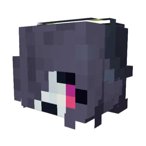 cwinna Minecraft avatar head, 3D render