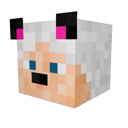 cwkslegia Minecraft avatar head, 3D render