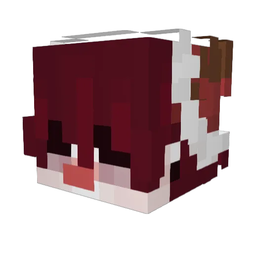 cwrlois Minecraft avatar head, 3D render