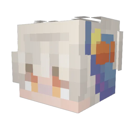 cwuinn Minecraft avatar head, 3D render