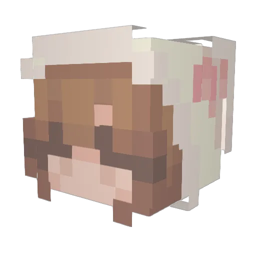 cwwpsl Minecraft avatar head, 3D render