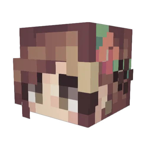 cwzp1234 Minecraft avatar head, 3D render