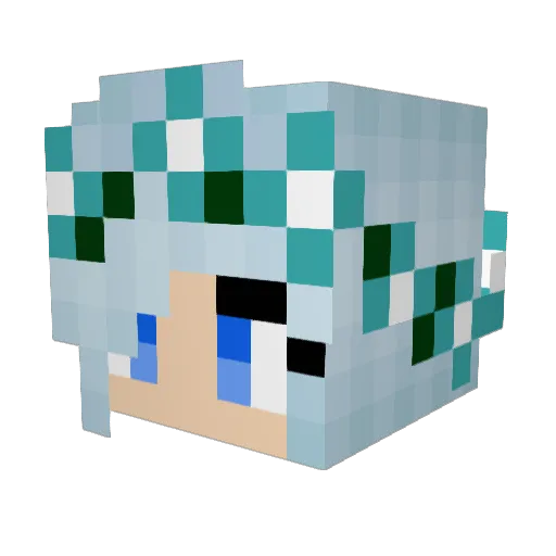 cxEmilycx2246 Minecraft avatar head, 3D render