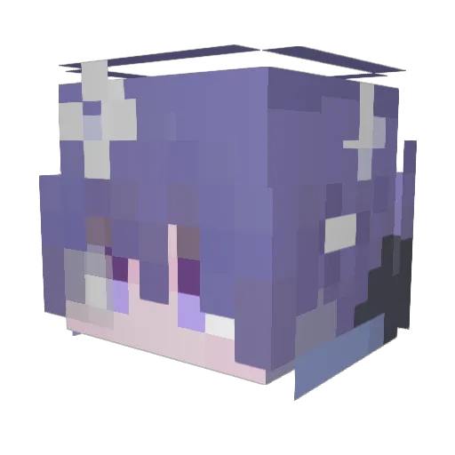 cxStar_1 Minecraft avatar head, 3D render