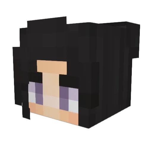 cxarxi Minecraft avatar head, 3D render
