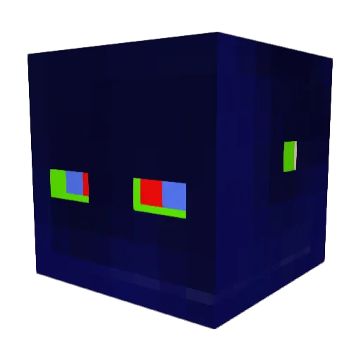 cxcxcy Minecraft avatar head, 3D render