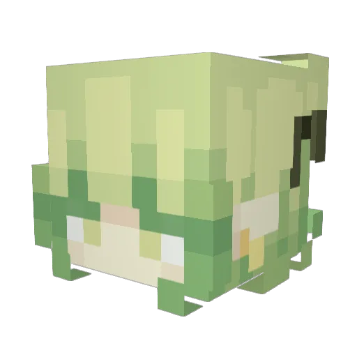 cxded_exe Minecraft avatar head, 3D render