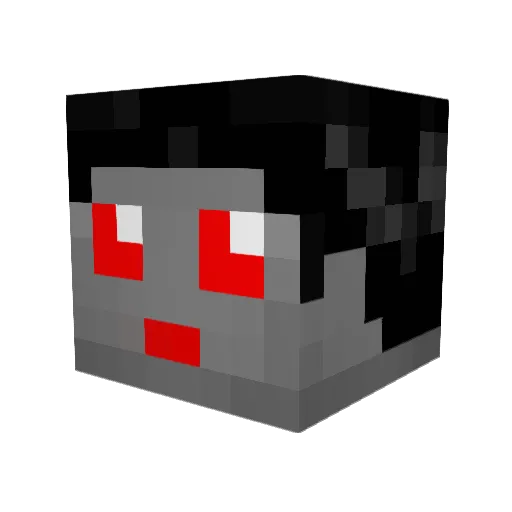 cxdguh Minecraft avatar head, 3D render