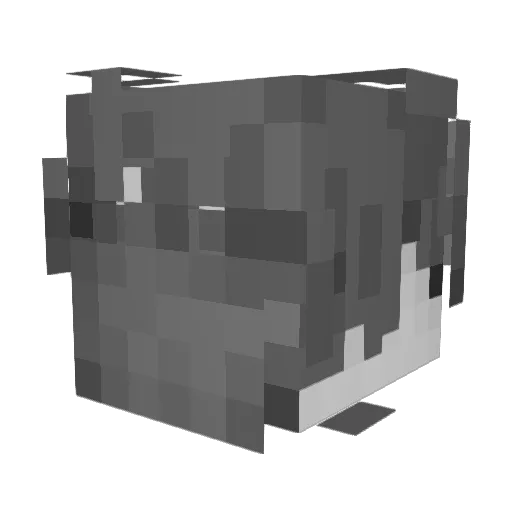 cxerro Minecraft avatar head, 3D render