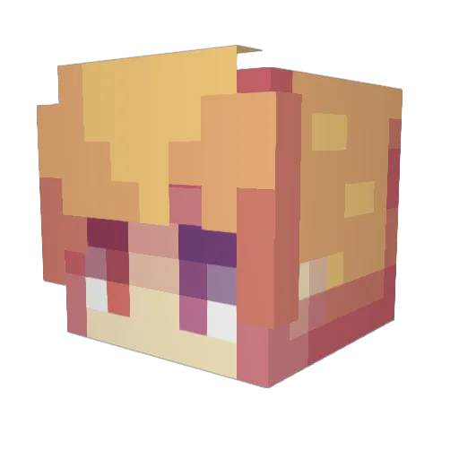 cxldsun Minecraft avatar head, 3D render