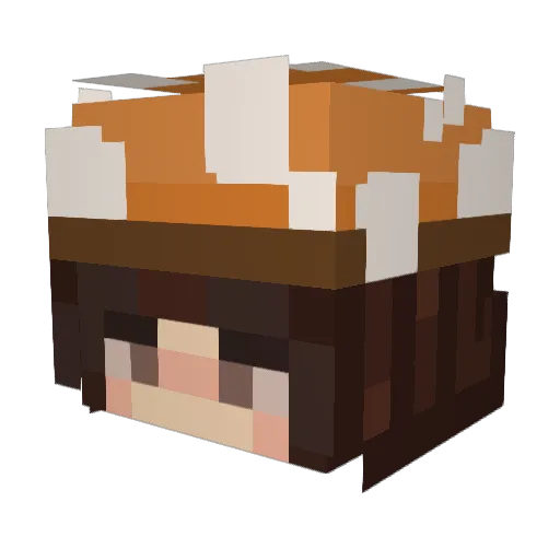cxllina_ Minecraft avatar head, 3D render