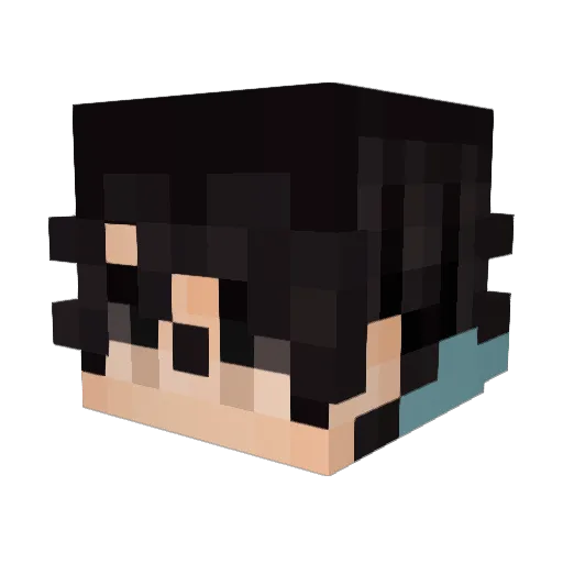 cxmicdood Minecraft avatar head, 3D render