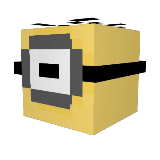 cxmike Minecraft avatar head, 3D render
