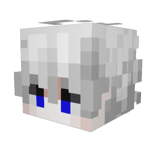 cxnnrr Minecraft avatar head, 3D render
