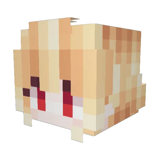 cxnthiachan Minecraft avatar head, 3D render