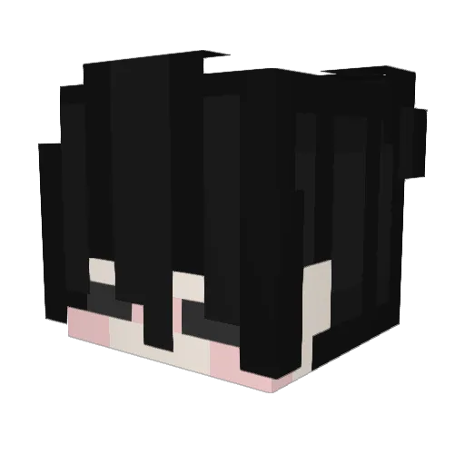 cxrvs Minecraft avatar head, 3D render