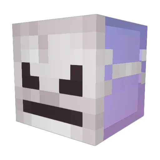 cxsyy_ Minecraft avatar head, 3D render