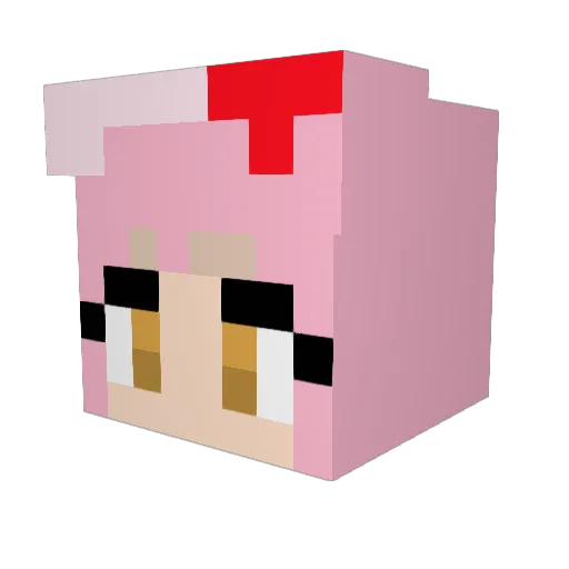 cxtch_827 Minecraft avatar head, 3D render
