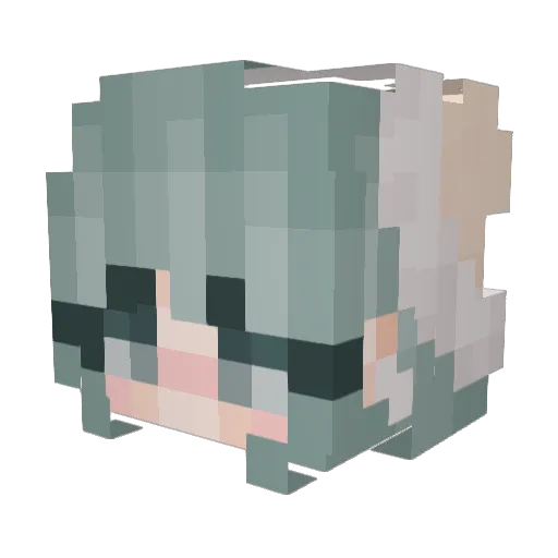 cxtekay Minecraft avatar head, 3D render
