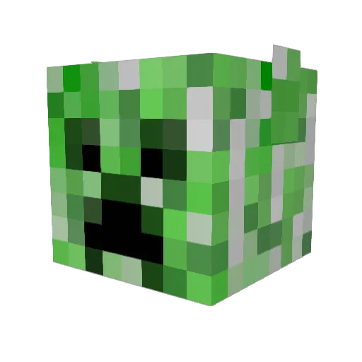 cxvden1026 Minecraft avatar head, 3D render