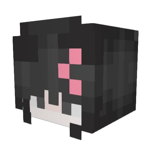 cxvnt Minecraft avatar head, 3D render