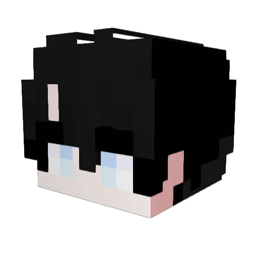 cxvvsdd Minecraft avatar head, 3D render