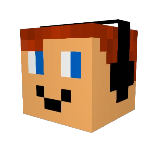 cxwh890 Minecraft avatar head, 3D render