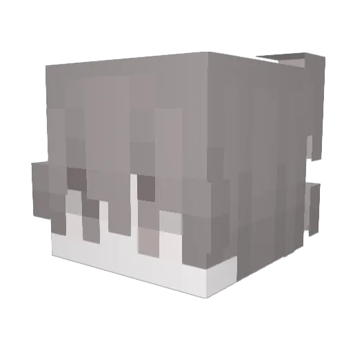 cxx Minecraft avatar head, 3D render