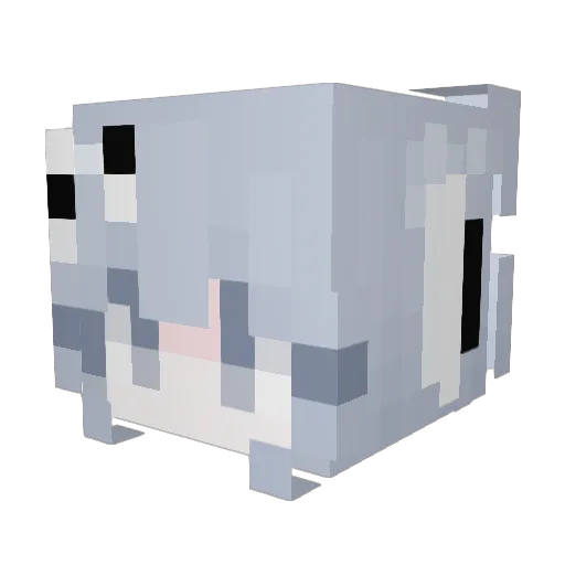 cxxl_ Minecraft avatar head, 3D render