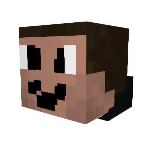 cxythe Minecraft avatar head, 3D render
