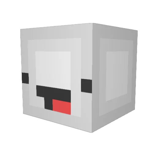 cxz1123 Minecraft avatar head, 3D render