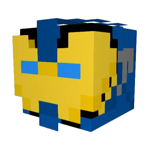 cy1022 Minecraft avatar head, 3D render