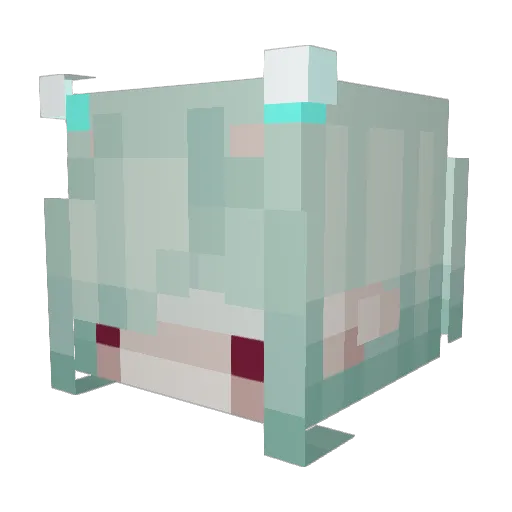 cy6elle Minecraft avatar head, 3D render