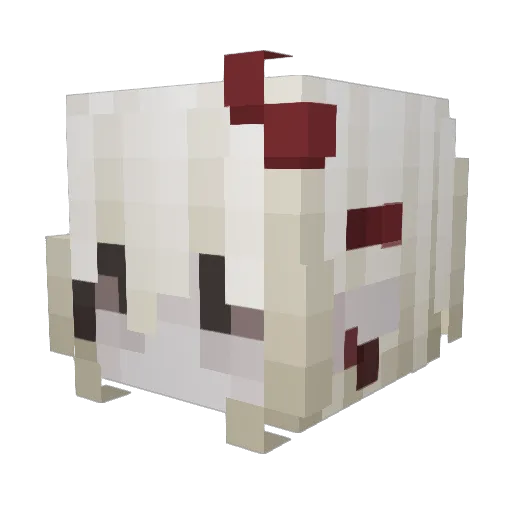 cyanarabye Minecraft avatar head, 3D render
