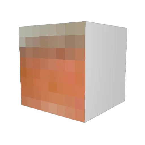 cyanitxu Minecraft avatar head, 3D render