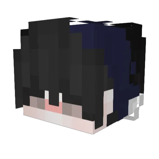 cyb3r805 Minecraft avatar head, 3D render
