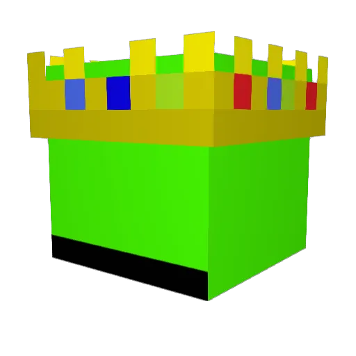 cyb945 Minecraft avatar head, 3D render