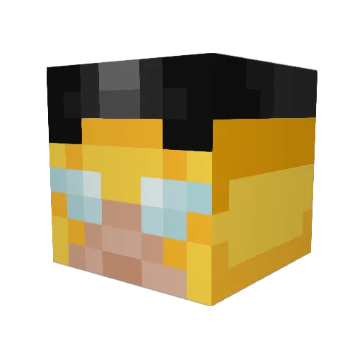 cyber1978 Minecraft avatar head, 3D render