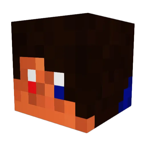 cyber5205 Minecraft avatar head, 3D render