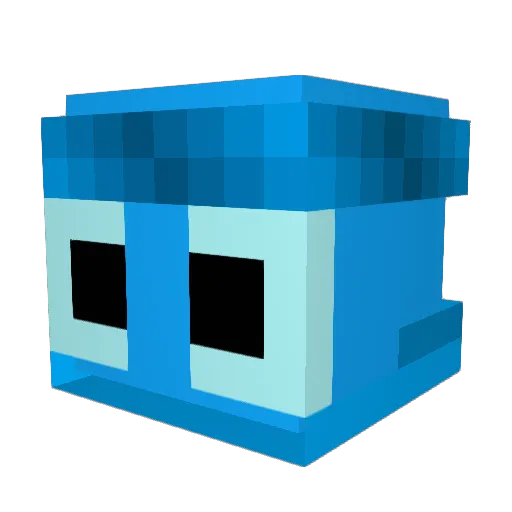 cyberXD618 Minecraft avatar head, 3D render