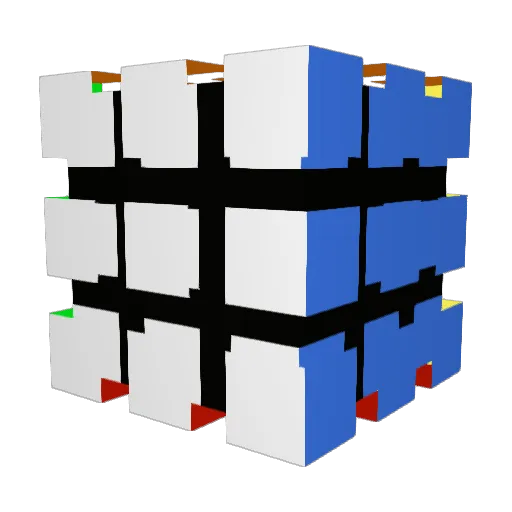 cyber_surf Minecraft avatar head, 3D render