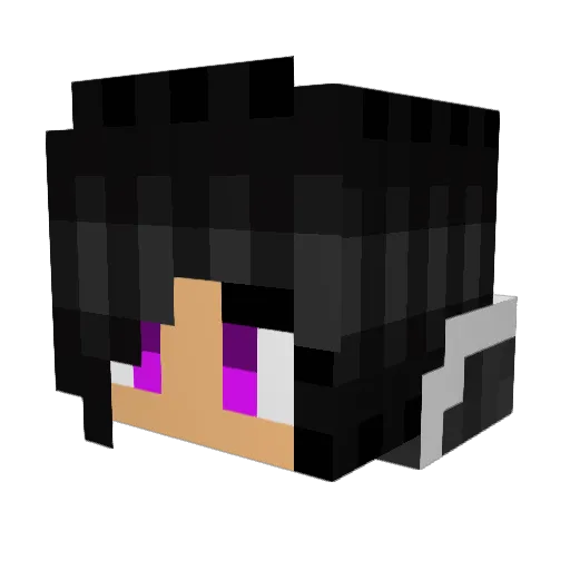 cyberbobjr Minecraft avatar head, 3D render