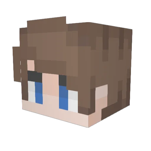 cyberd47 Minecraft avatar head, 3D render