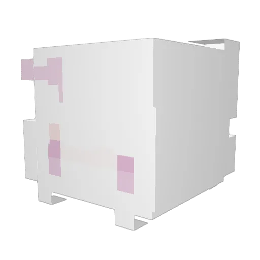 cyberingsS Minecraft avatar head, 3D render